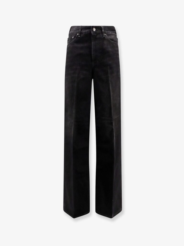 Black denim jeans