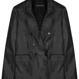 BLAZER DOPPIOPETTO "ARIELLE" IN PELLE