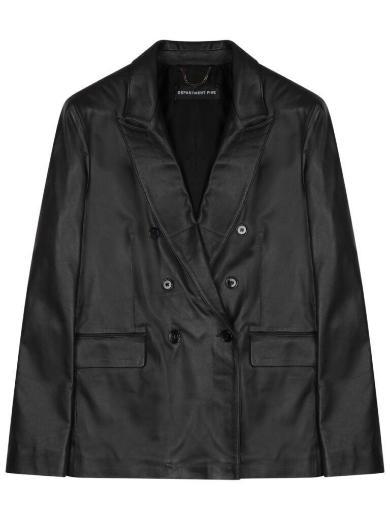 BLAZER DOPPIOPETTO "ARIELLE" IN PELLE