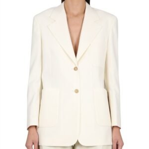 BLAZER WITH KNIT DETAIL