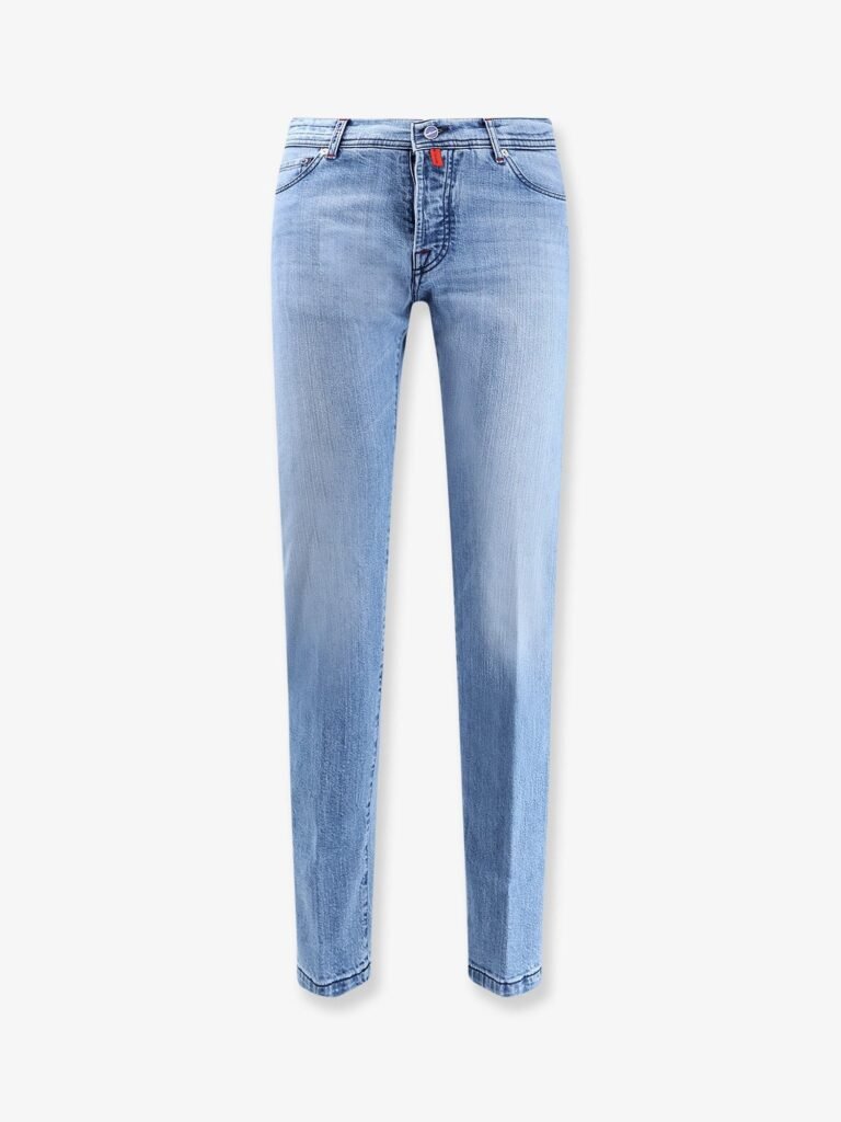 Blue denim jeans