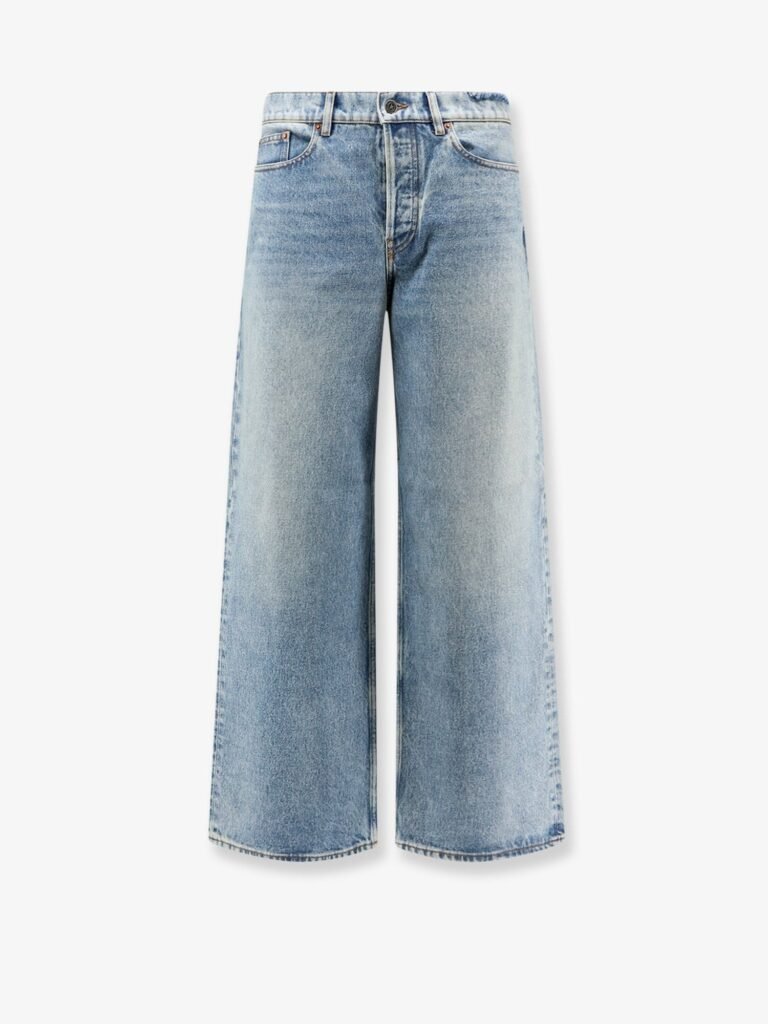 Blue denim jeans