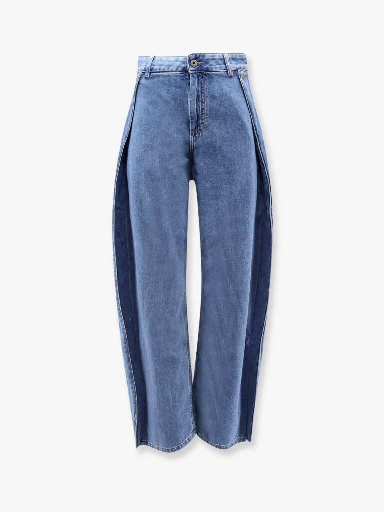 Blue denim jeans