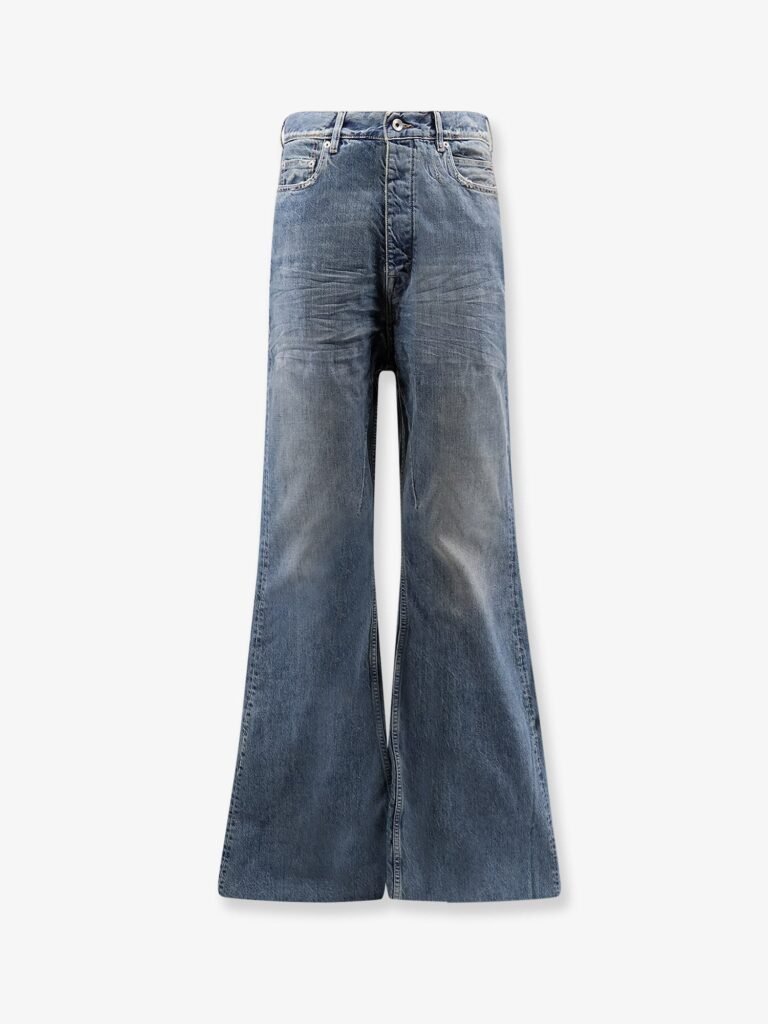 Blue denim jeans