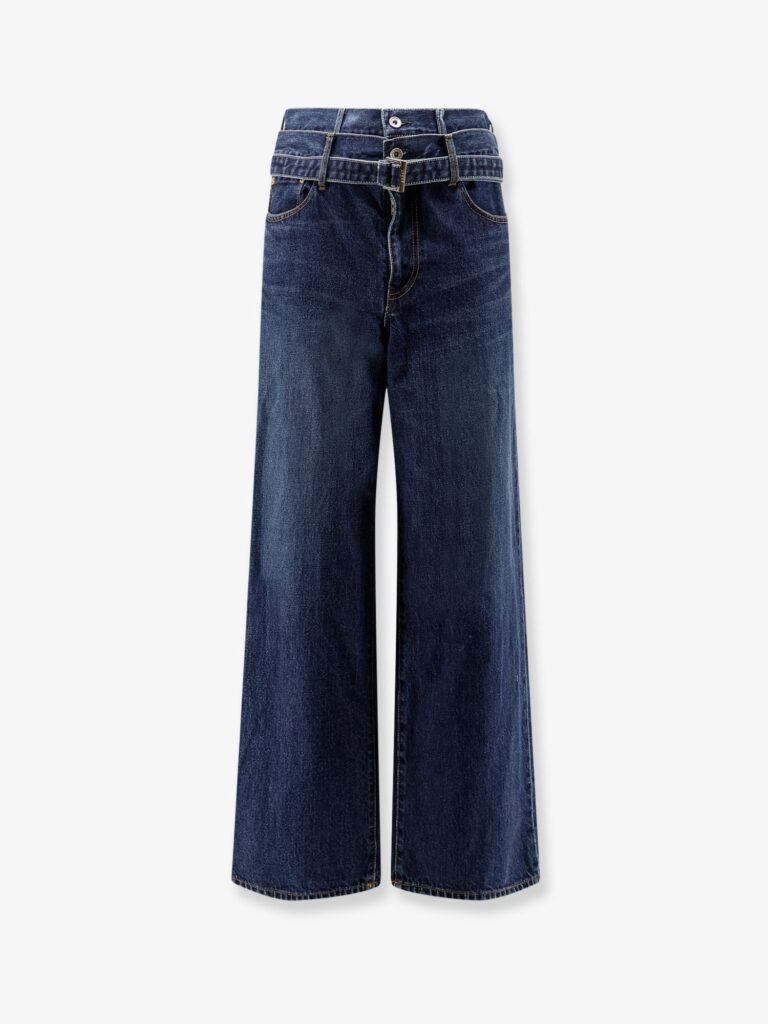 Blue denim jeans