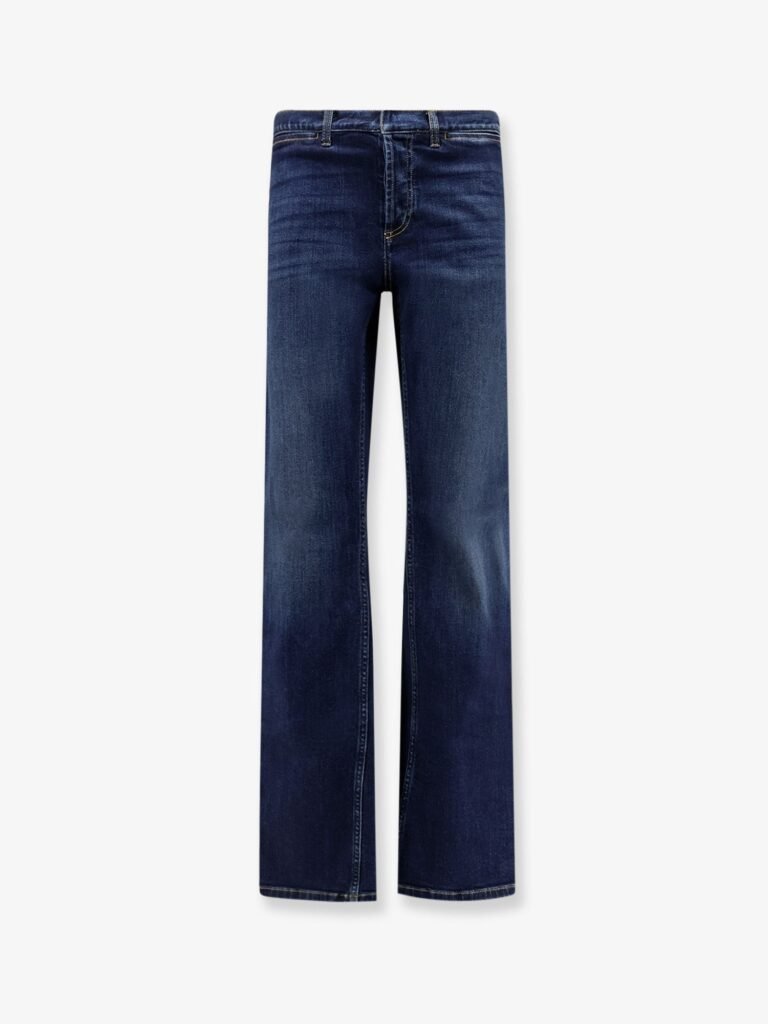 Blue denim jeans with Nastro Web profiles