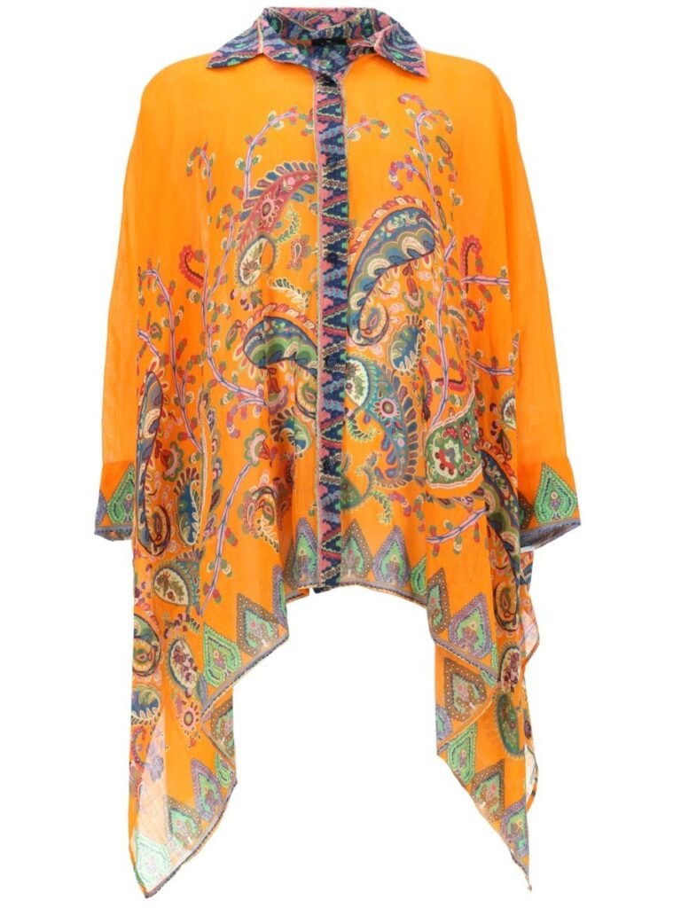 BLUSA DA SPIAGGIA CON STAMPA