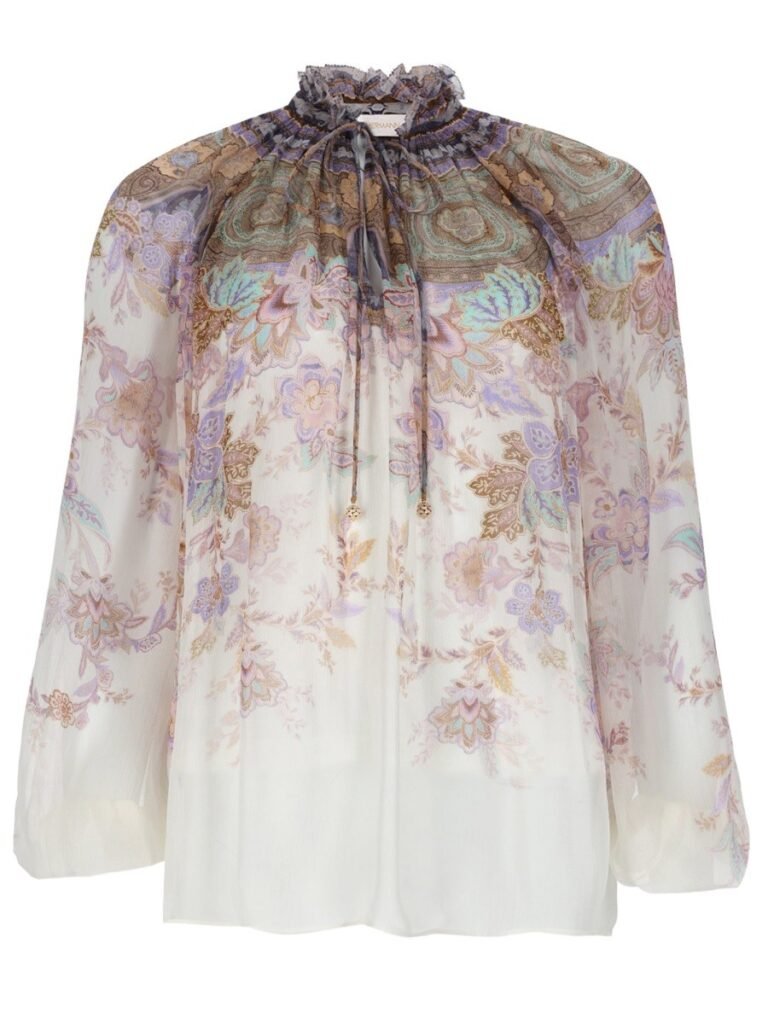 BLUSA "LUNA" CON MANICHE A SBUFFO