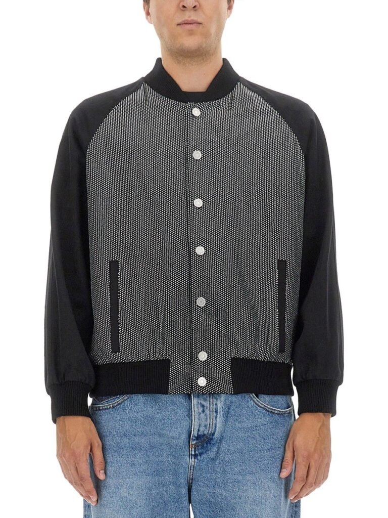 BOMBER JACKET WITH LOGO
