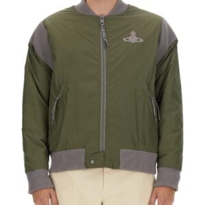 BOMBER JACKET WITH LOGO