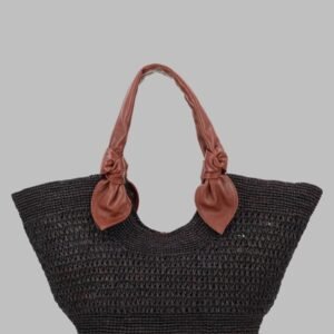 BORSA INTRECCIATA IN RAFFIA