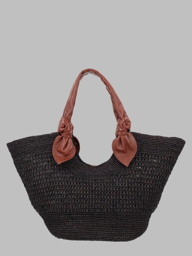 BORSA INTRECCIATA IN RAFFIA
