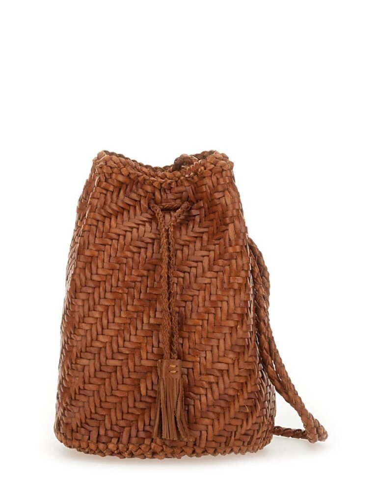 BORSA "POMPOM DOUBLE JUMP TAN"