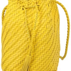 BORSA "POMPOM DOUBLE JUMP TAN"