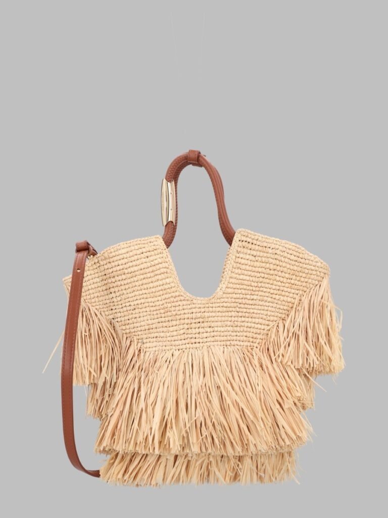 BORSA TOTE "GOLDENTIME" SMALL CON FRANGE
