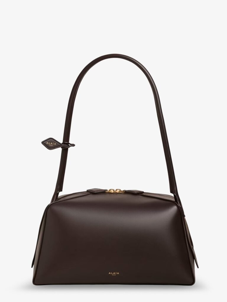 Bouledogue leather shoulder bag