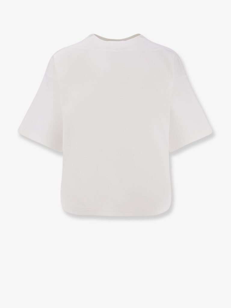 Boxy cotton blend t-shirt