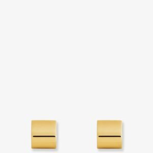 Brass Huggie Earrings