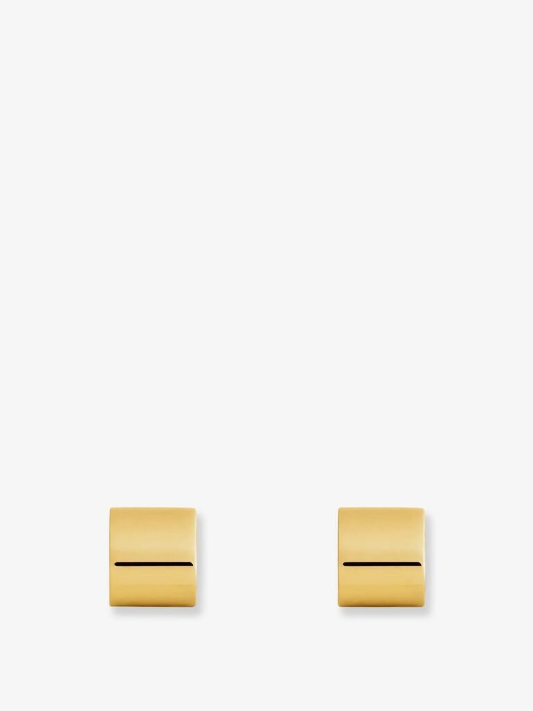 Brass Huggie Earrings