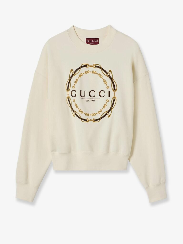 Brushed cotton jersey sweatshirt