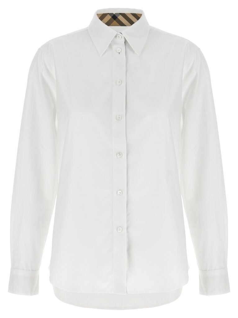 Burberry Check insert shirt