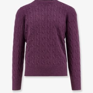 Cable knit cashmere sweater
