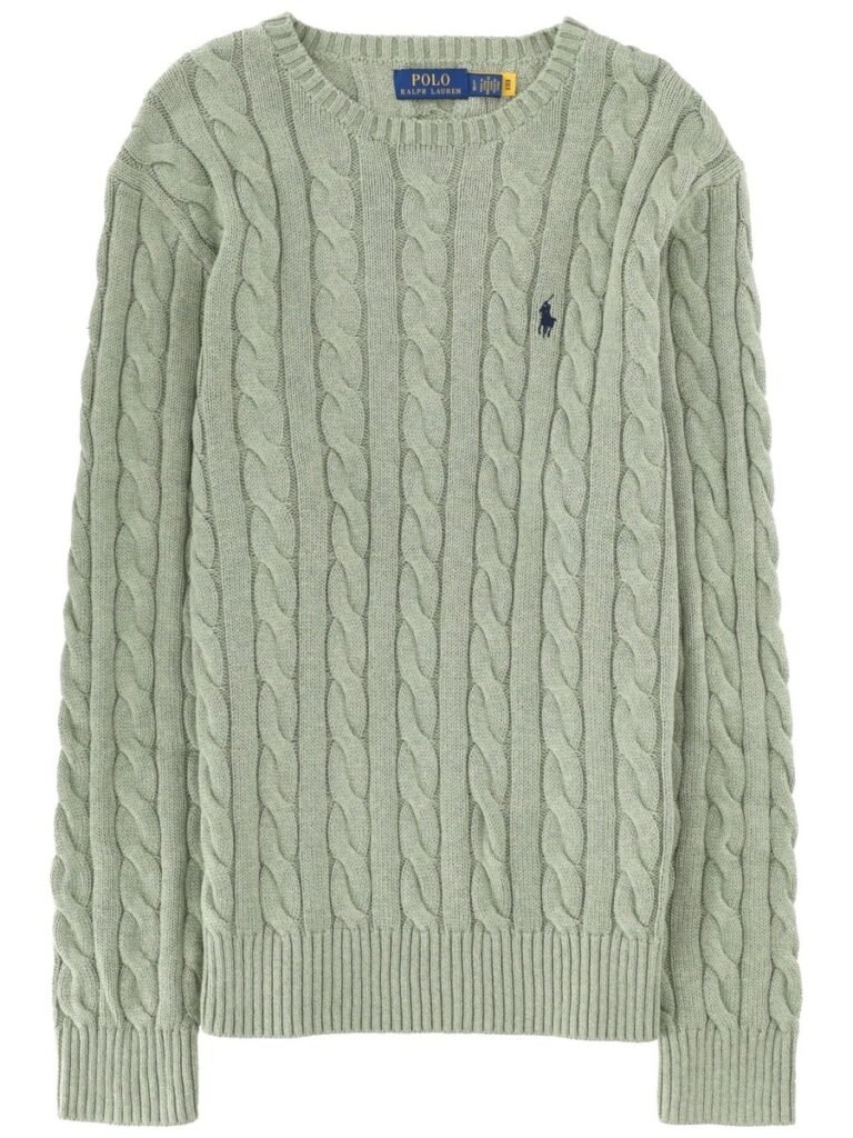CABLE KNIT WITH LOGO