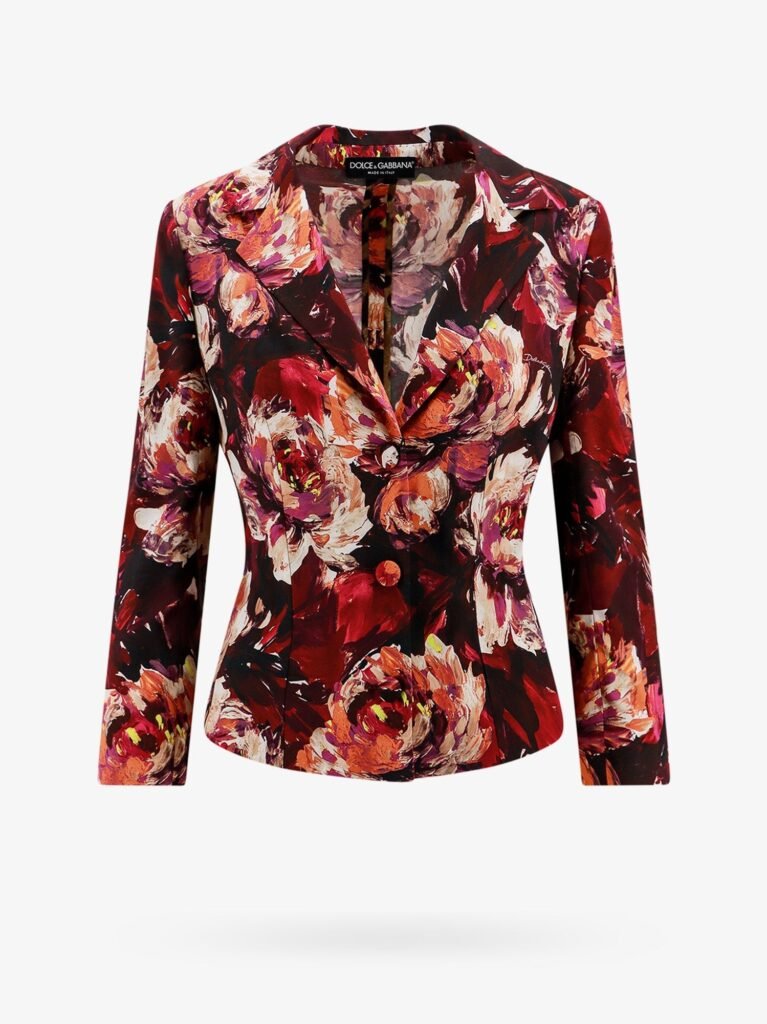 Cady blazer with peonie flower print