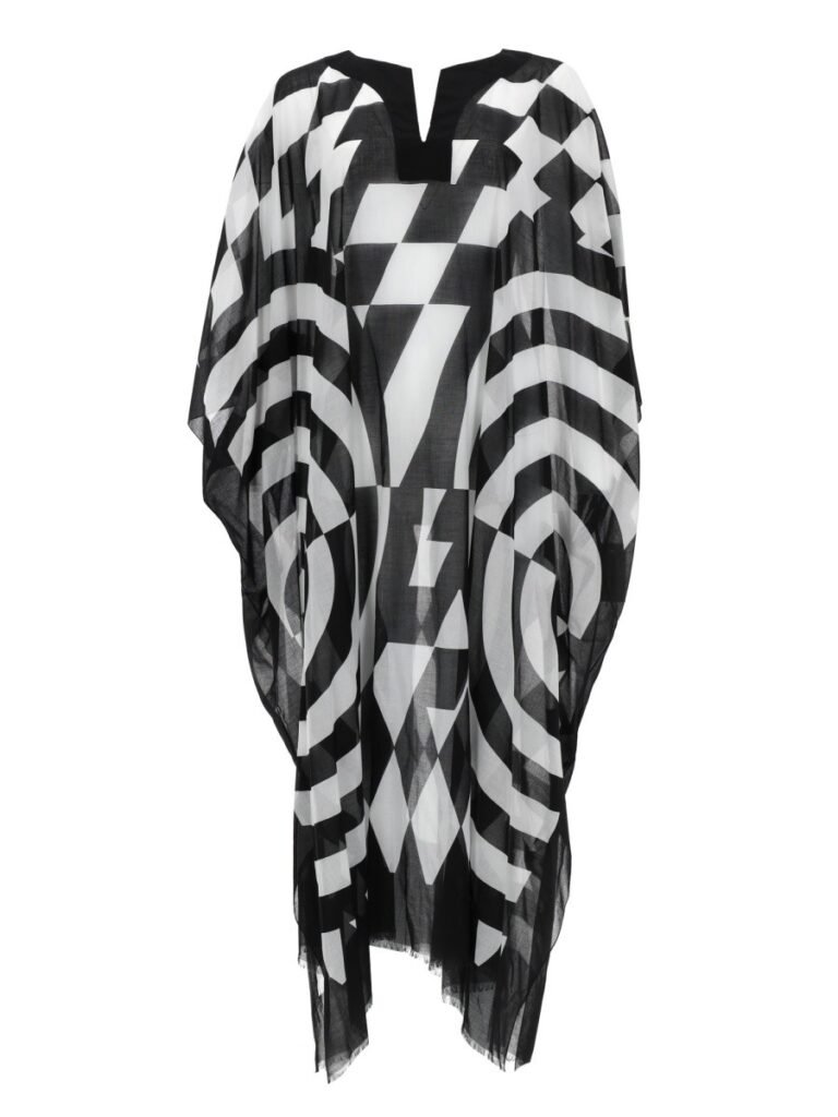 CAFTAN WITH PRINT