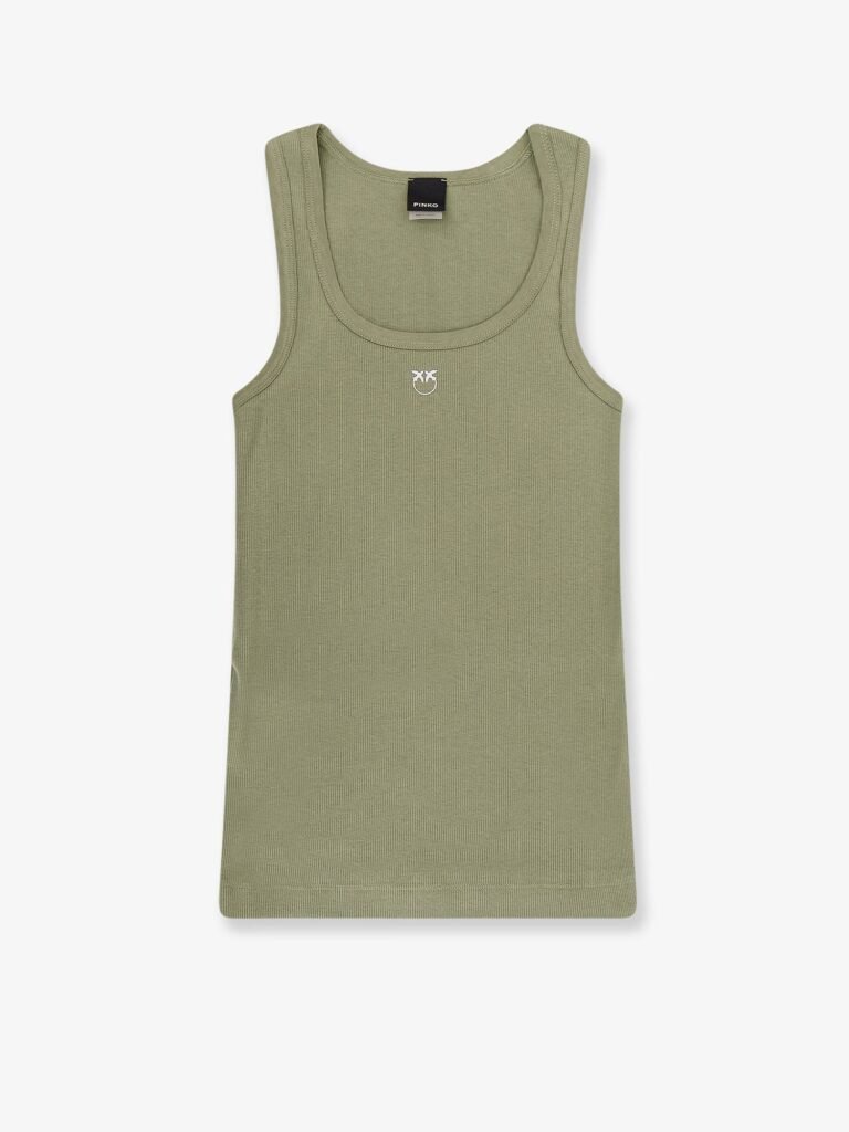 Calcolatore cotton tank top with frontal Love Birds logo