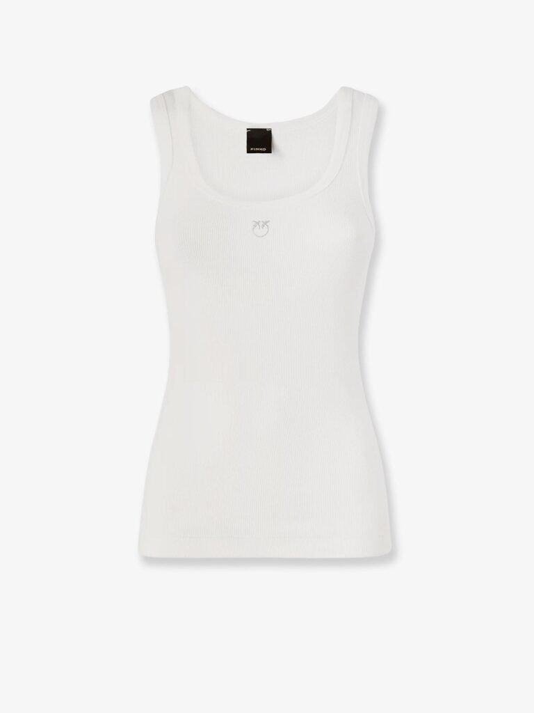 Calcolatore Cotton tank top with Love Birds logo on the front