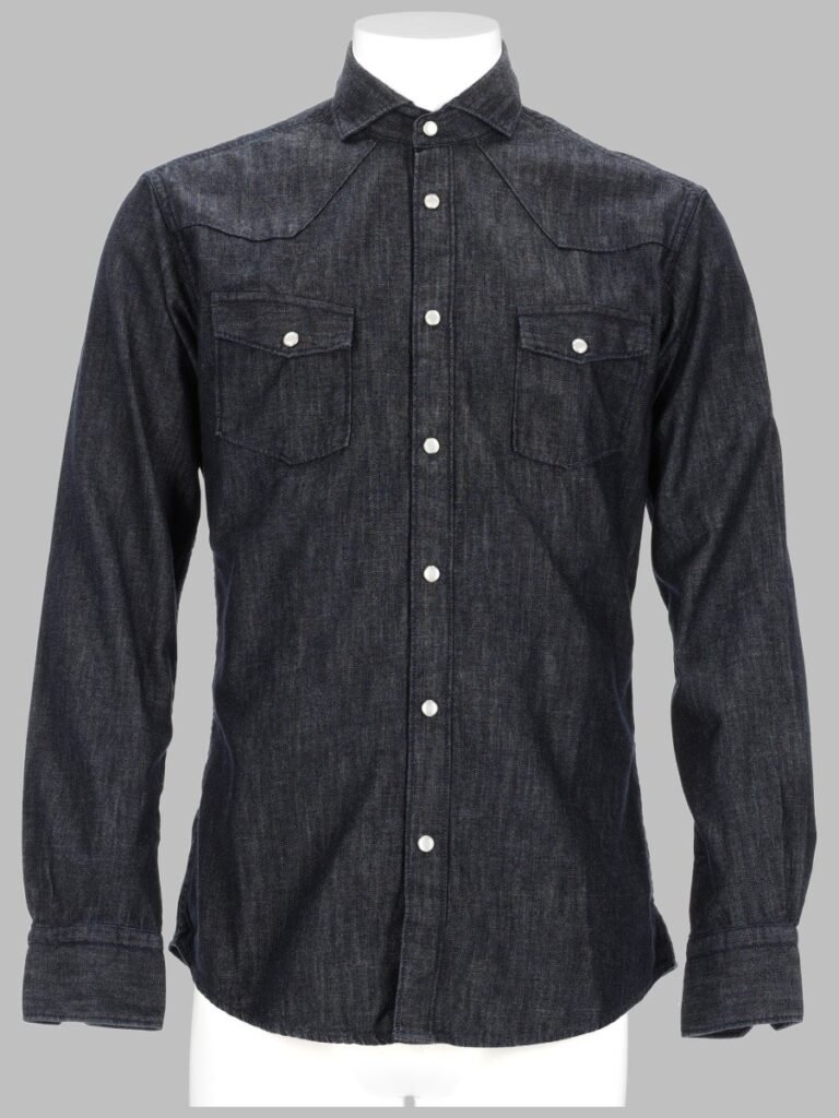 CAMICIA IN DENIM DI COTONE