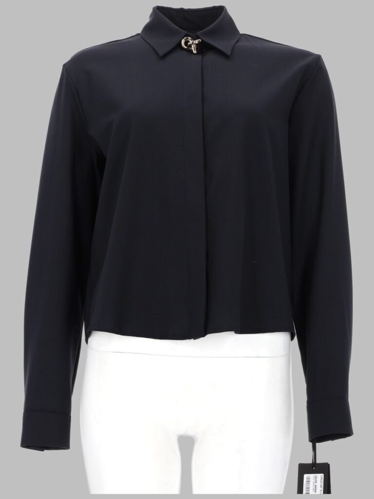 CAMICIA BOXY IN FRESCO LANA