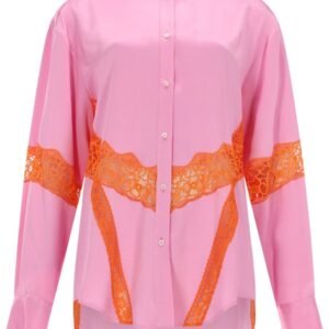 CAMICIA CON INSERTI IN PIZZO