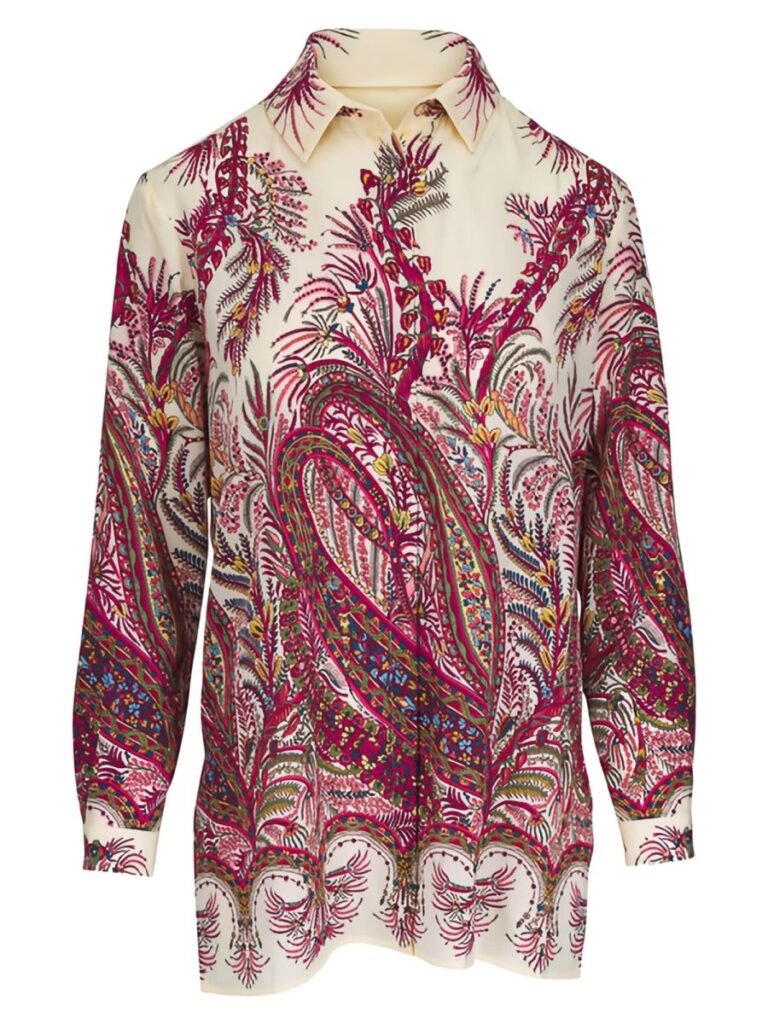 CAMICIA CON STAMPA "PAISLEY"