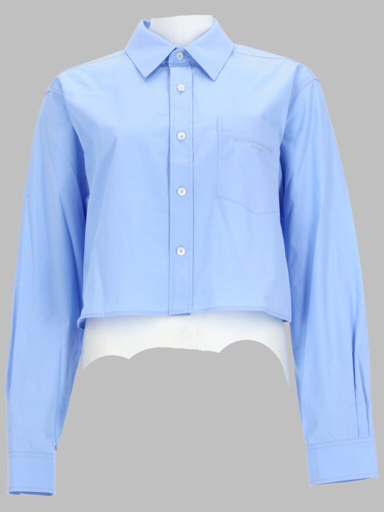 CAMICIA CROP CON LOGO