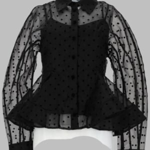 CAMICIA "PEPLUM" IN ORGANZA