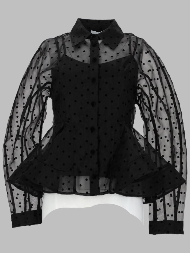 CAMICIA "PEPLUM" IN ORGANZA