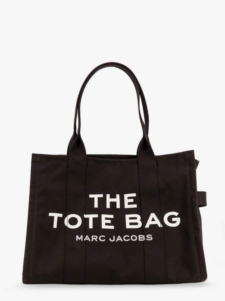 Canvas shopping bag with frontal logo