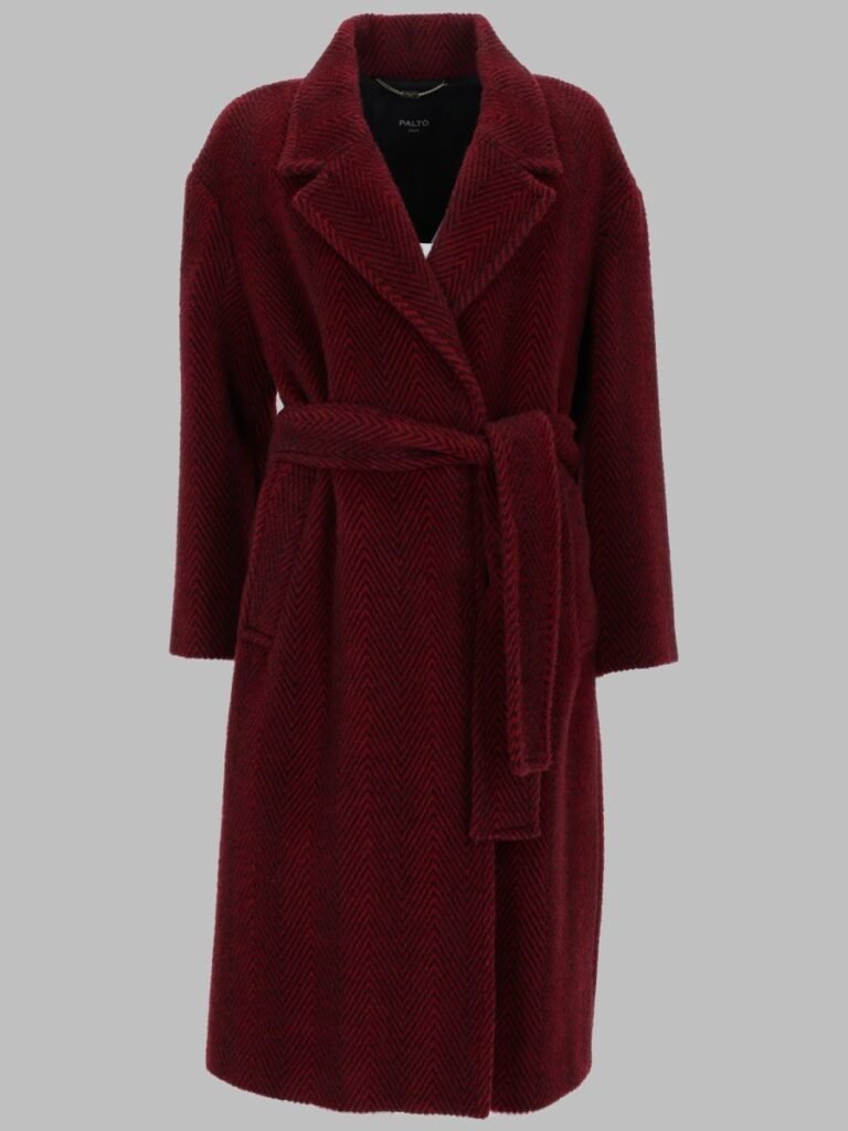 CAPPOTTO IN ALPACA E LANA CON CINTURA