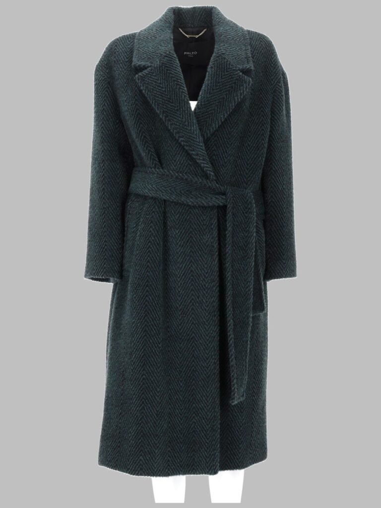 CAPPOTTO IN ALPACA E LANA CON CINTURA