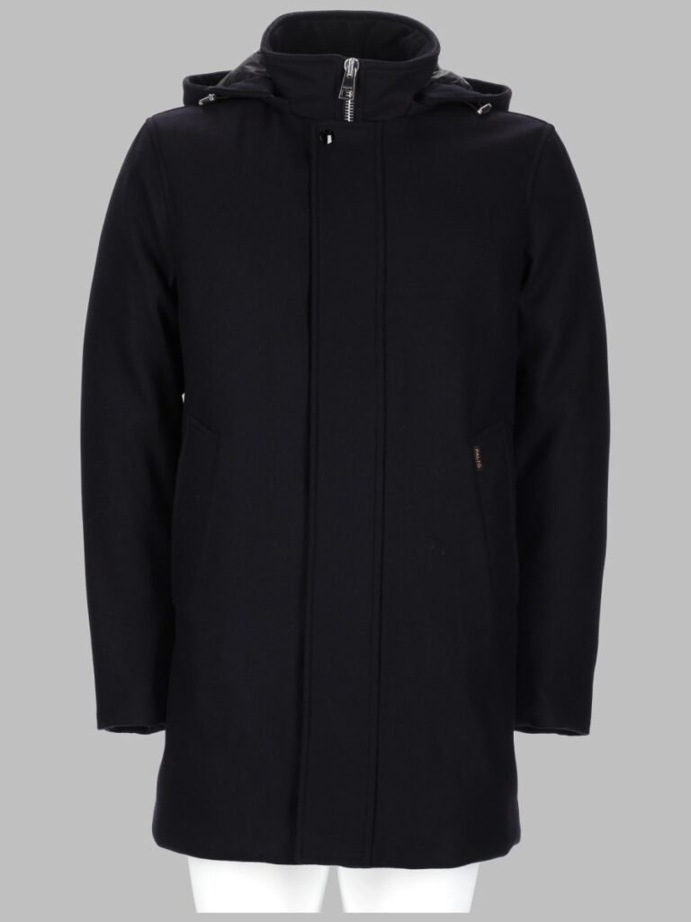 CAPPOTTO IN LANA CON CAPPUCCIO