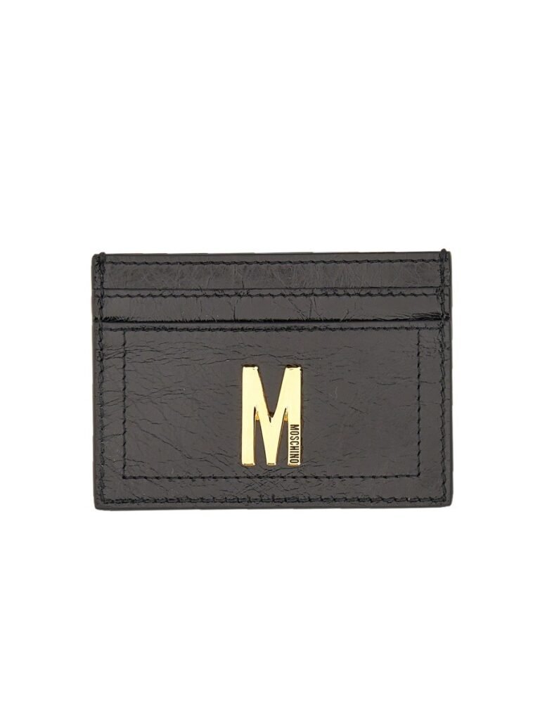 CARD HOLDER WITH GOLD PLAQUE