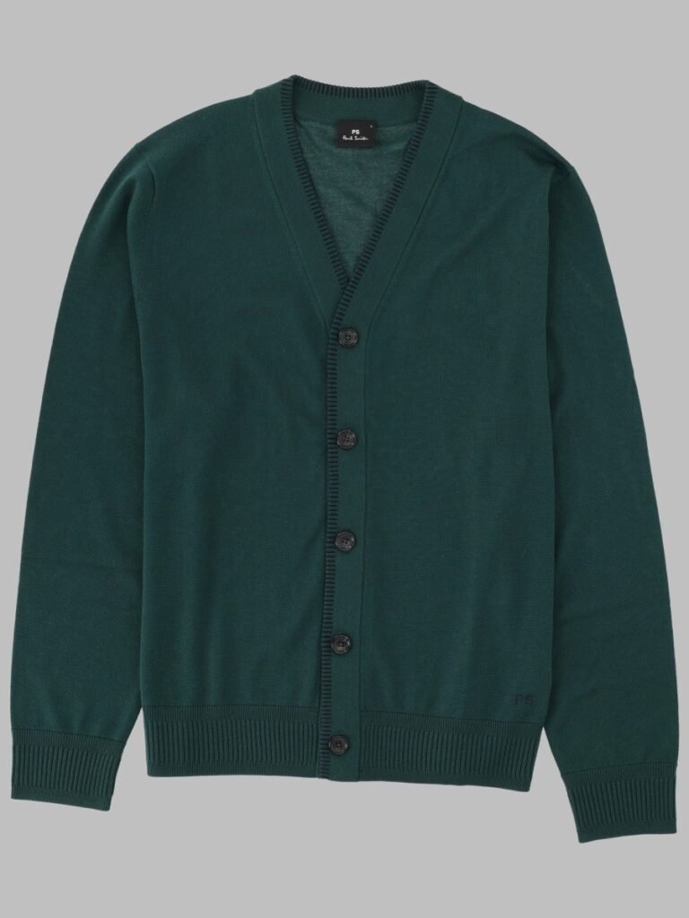 CARDIGAN IN LANA MERINO CON BOTTONI