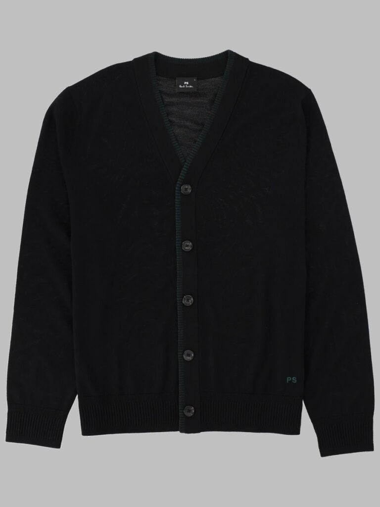 CARDIGAN IN LANA MERINO CON BOTTONI