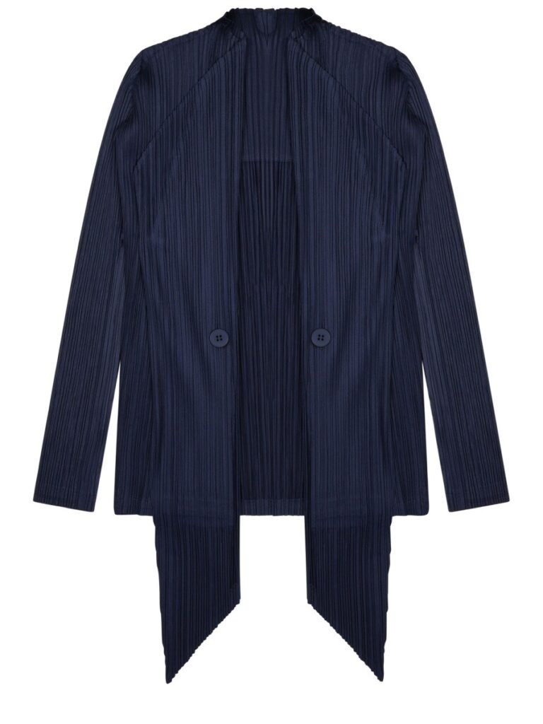 CARDIGAN PLISSETTATO