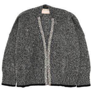 CARDIGAN WITH MOULINÉ WORKMANSHIP