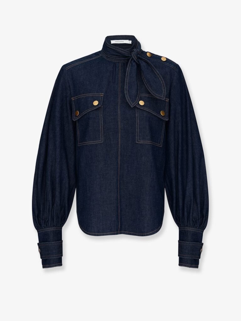 Cargo denim shirt