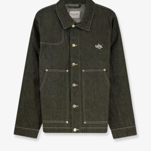Carpenter's green denim jacket