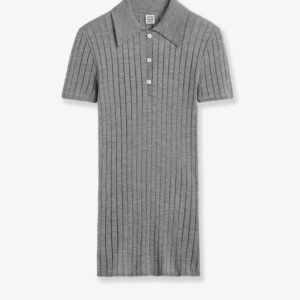 Cashmere and silk blend polo shirt